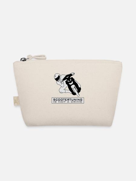 Scooter Tuning is not a crime HQ - Organic Pouch - nature - Front
