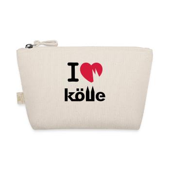 I love Kölle - Bio-Täschchen - Natur - Vorne