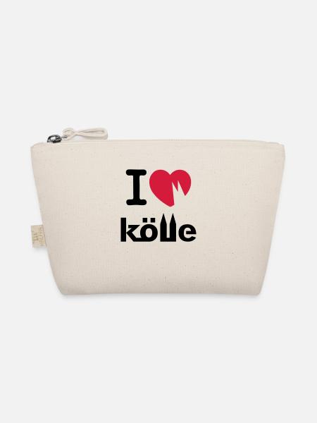 I love Kölle - Bio-Täschchen - Natur