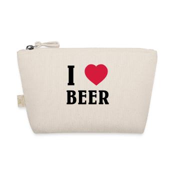 I Love Beer - Organic Pouch - nature - Front