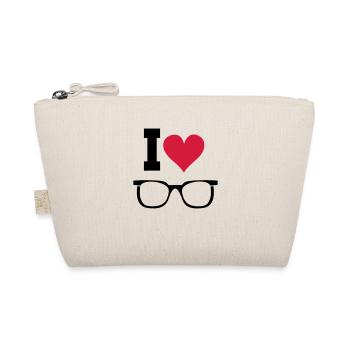 Lunettes de soleil lunettes coeur Déclaration cadeau - Trousse biologique - nature - Devant