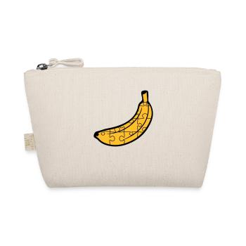 puzzle banane obst essen hunger lecker liebe muste - Bio-Täschchen - Natur - Vorne