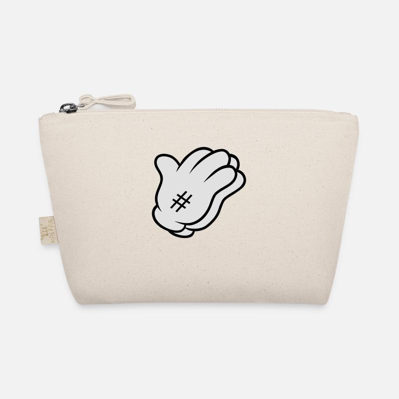 Comic Hand Pray Organic Pouch