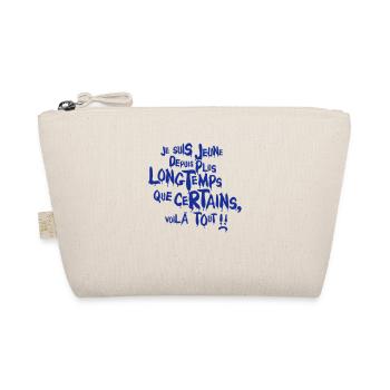 ajouter age jeune depuis longtemps anniv - Trousse biologique - nature - Devant