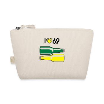 I love 69 - Organic Pouch - nature - Front