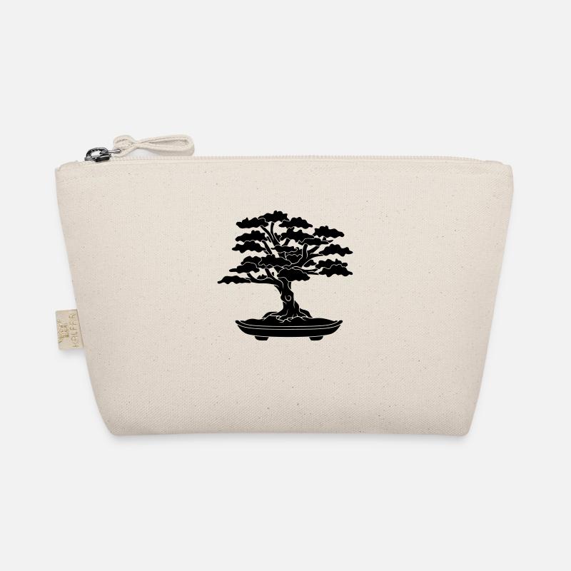 black comic book bonsai leaves aes Organic Pouch