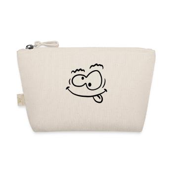 Visage souriant de fou bizarre drôle - Trousse biologique - nature - Devant