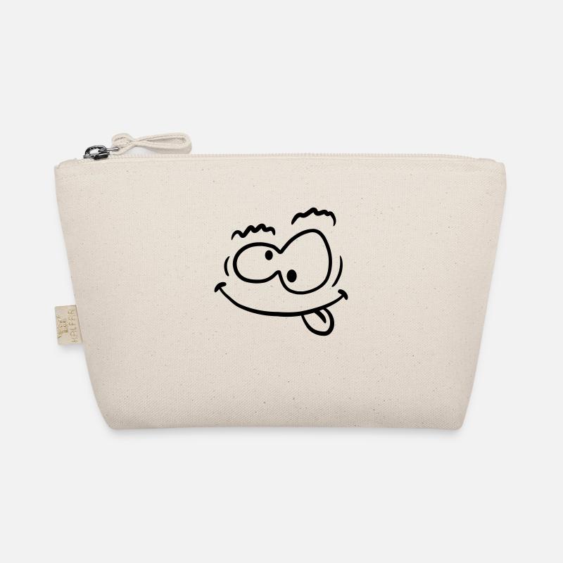 Visage souriant de fou bizarre drôle Trousse biologique