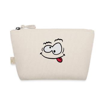Visage souriant de fou bizarre drôle - Trousse biologique - nature - Devant