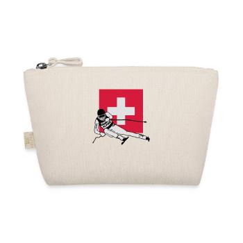 ski - alpine - apres - schweiz - Organic Pouch - nature - Front