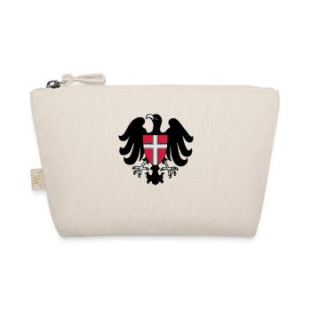zeichnung österreichischer adler wien flagge öster - Bio-Täschchen - Natur - Vorne