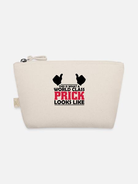 world class prick - Organic Pouch - nature - Front