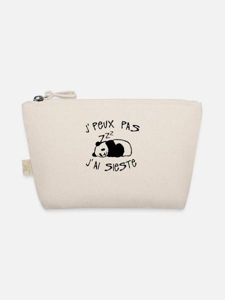 peux pas j ai sieste panda dort - Trousse biologique - nature