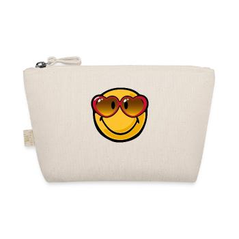Smiley heart glasses - Trousse biologique - nature - Devant