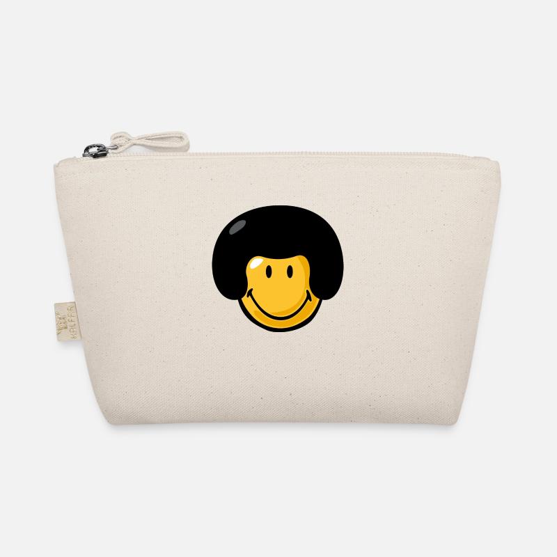 Smiley afro Bio-Täschchen
