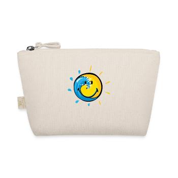 Smiley Splash Sun - Bio-Täschchen - Natur - Vorne