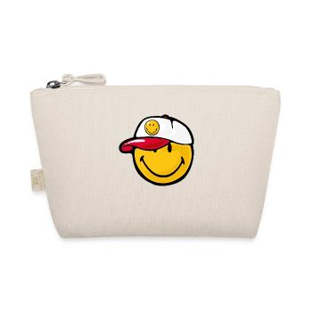 Smiley Baseball Pitcher - Bio-Täschchen - Natur - Vorne