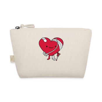 blessé au coeur patient brisé trafiqué malade l - Trousse biologique - nature - Devant