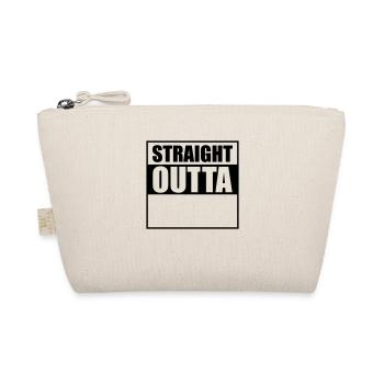 straight outta design - Bio-Täschchen - Natur - Vorne