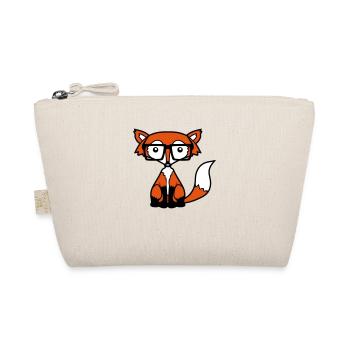 Nerd Fuchs Design - Bio-Täschchen - Natur - Vorne