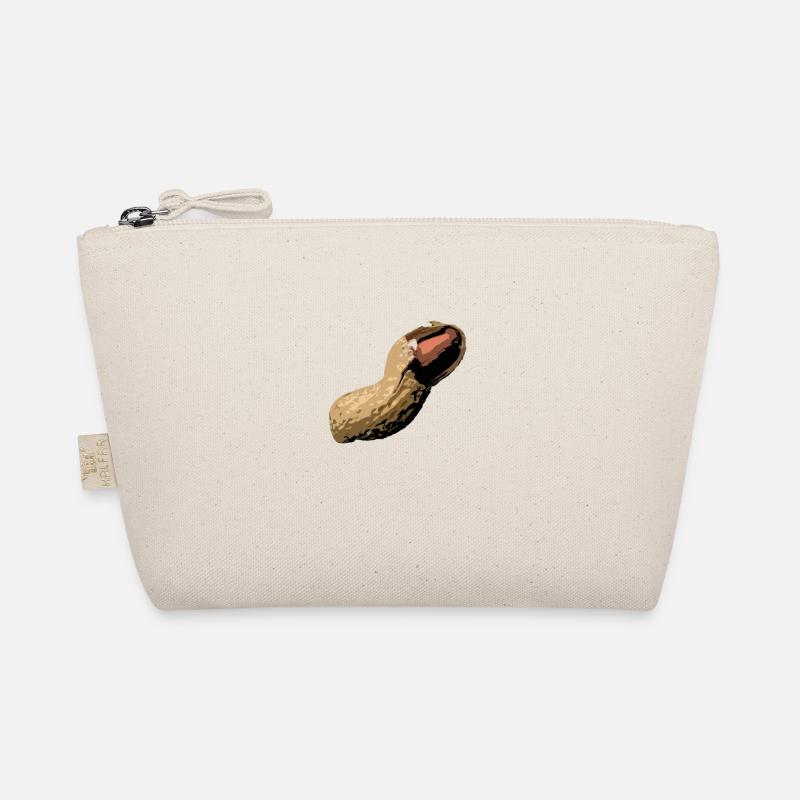 peeled peanut comic style Organic Pouch