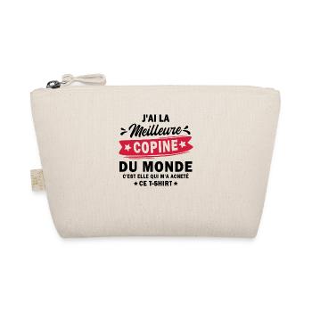 j'ai la meilleure copine du monde - Trousse biologique - nature - Devant
