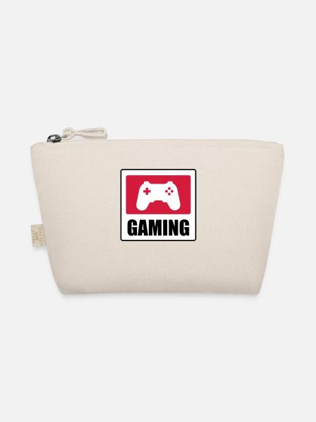 Gaming - Gamer - Bio-Täschchen - Natur - Vorne