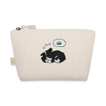 Un mignon chiot border collie qui rêve de moutons. - Trousse biologique - nature - Devant