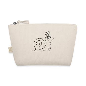 Snail Funny Kids - Organic Pouch - nature - Front