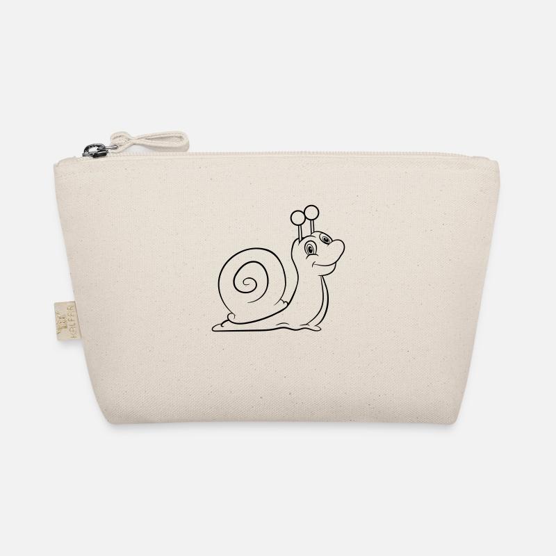 Schnecke lustig Kinder Bio-Täschchen