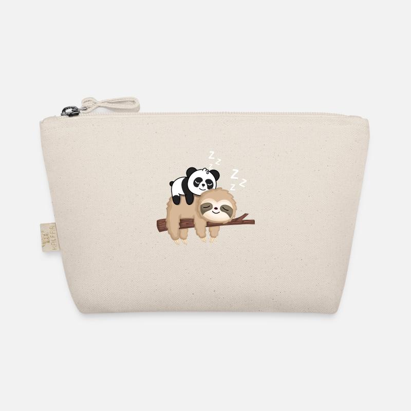 Lazy panda on sloth Organic Pouch