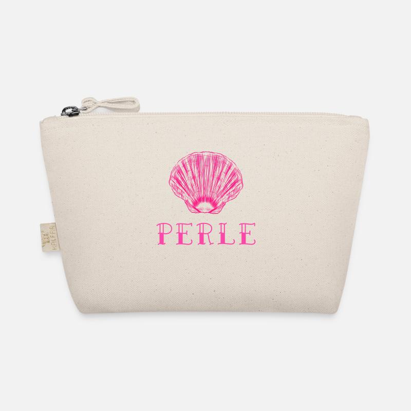 Pearl Rose Oyster Shell Ocean Organic Pouch