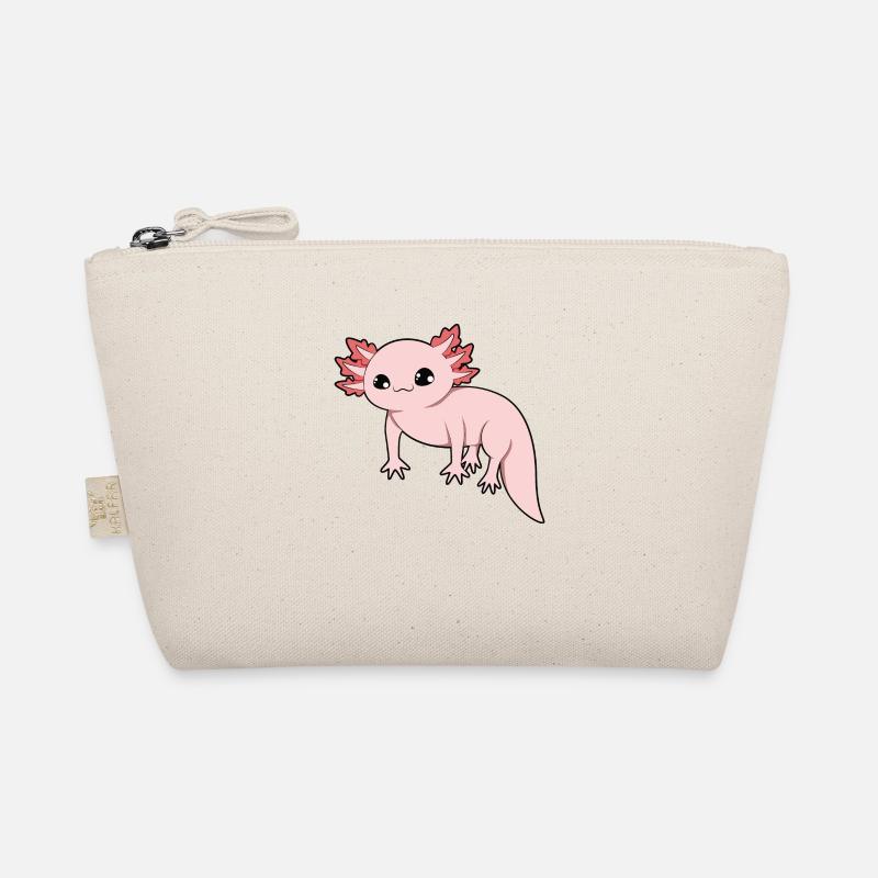 Axolotl - Bio-Täschchen - Natur