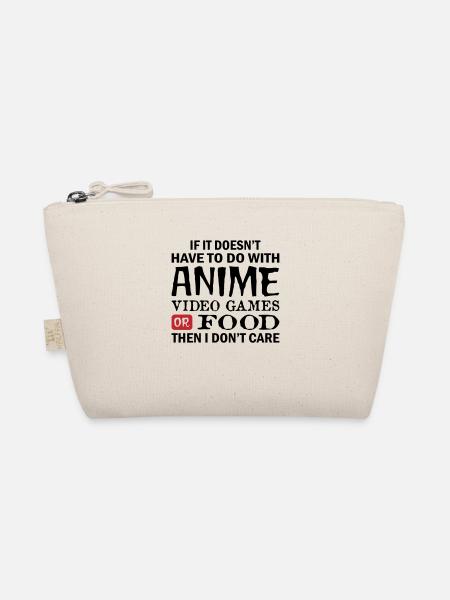 I Have To Do With Anime Video Games - Bio-Täschchen - Natur - Vorne