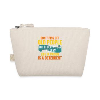 Don’t Piss Off Old People - Trousse biologique - nature - Devant