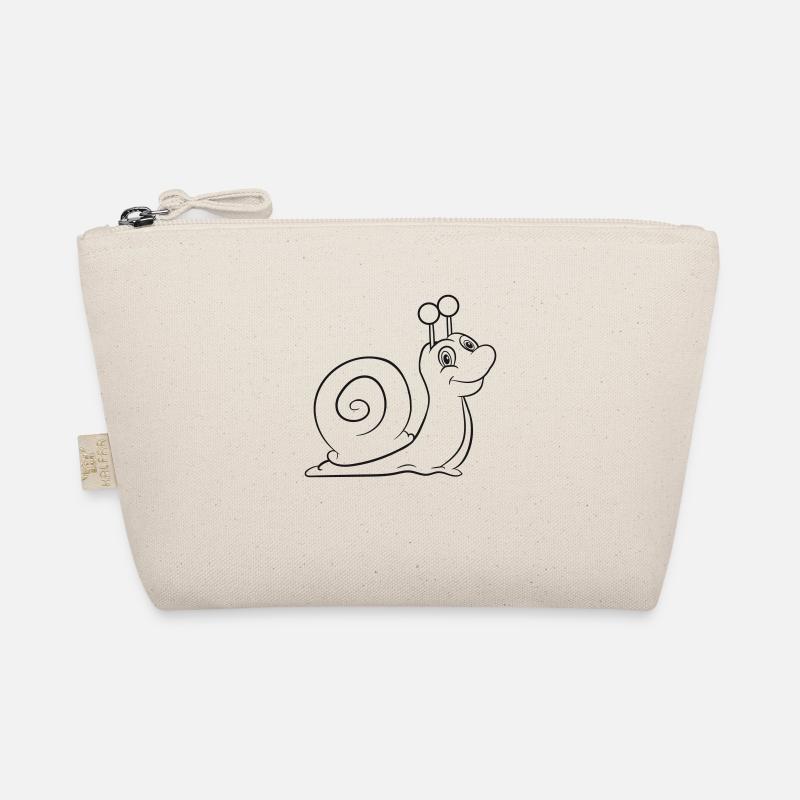 Schnecke lustig Kinder Bio-Täschchen