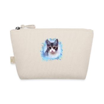 katze, bunt,aquarell, malerei,graffiti,kätzchen - Bio-Täschchen - Natur - Vorne