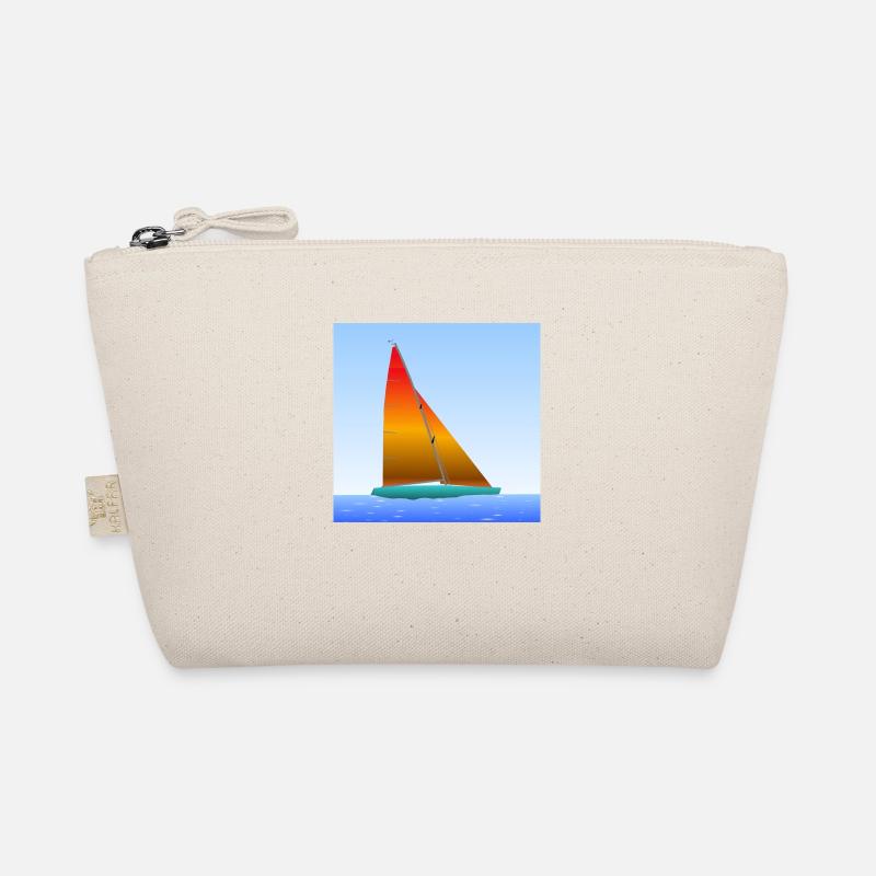 Segelschiff - Bio-Täschchen - Natur