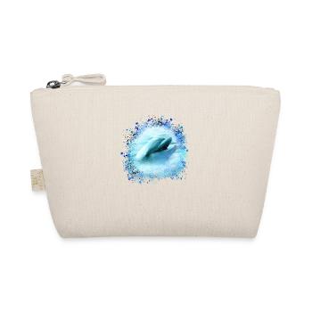 dolphin, graffiti, painting,blue,fish, dolphins,sea - Organic Pouch - nature - Front