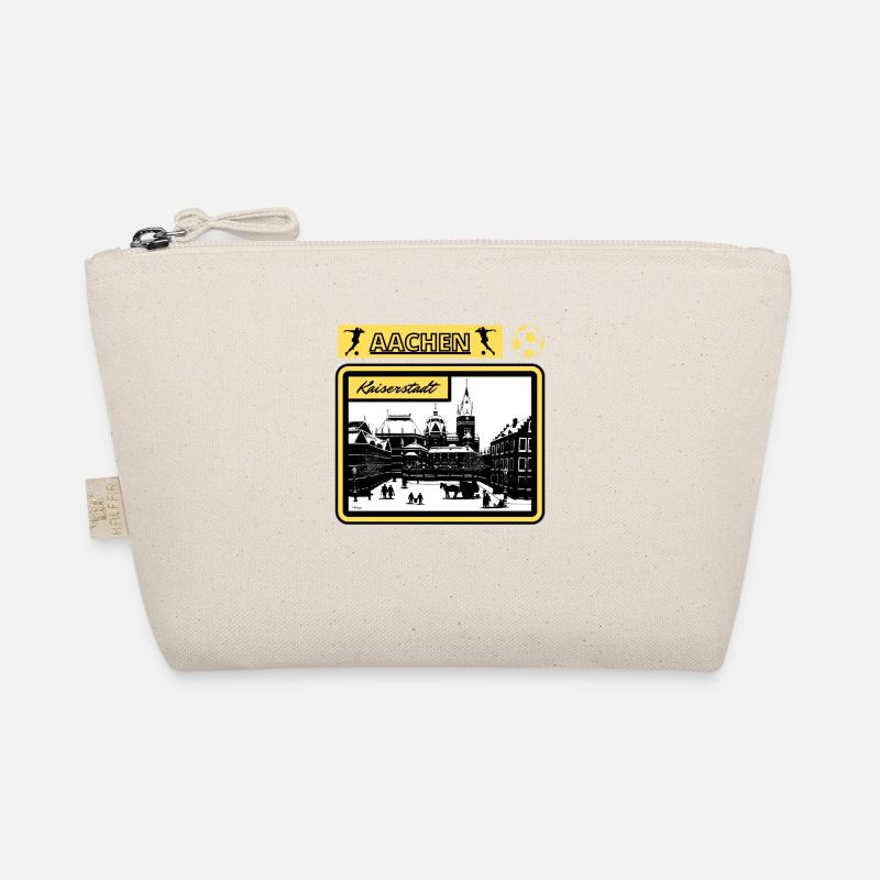 Aachen Kaiserstadt Nostalgie Fan Ölbilddesign Bio-Täschchen