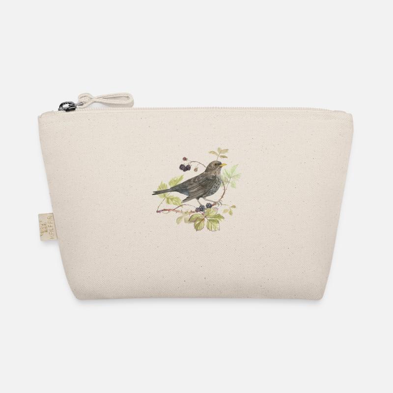 Merle sur branche Dessin à l’aquarelle aimant Trousse biologique