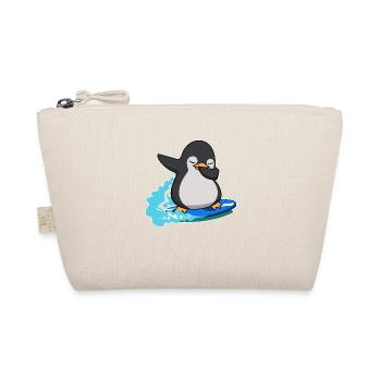 dab dabbing pinguin surfen königspinguin birthday - Bio-Täschchen - Natur - Vorne