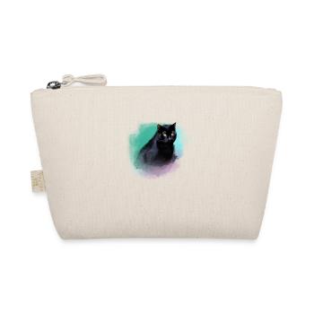 chat, chat siamois, chat noir, aquarelle, coloré - Trousse biologique - nature - Devant