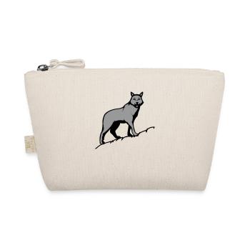 Wolf - Organic Pouch - nature - Front