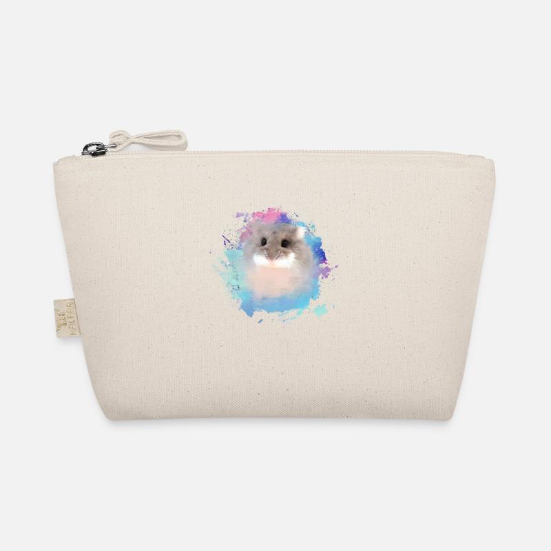 dwarf hamster,hamster,colorful,graffiti,painting Organic Pouch