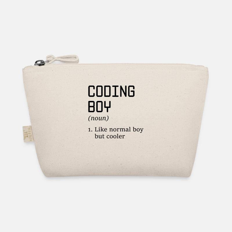 Coding Boy Definition Noun Software Developer Prog Bio-Täschchen