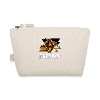 Dresden Germany City Skyline Home Love - Organic Pouch - nature - Front