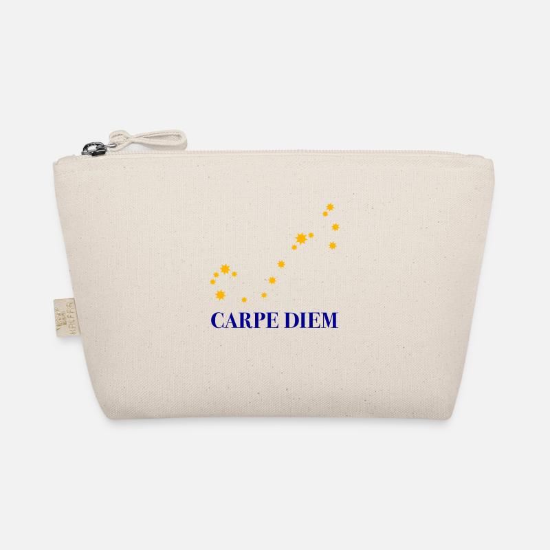 Carpe Diem use the day constellation Scorpio sky Organic Pouch