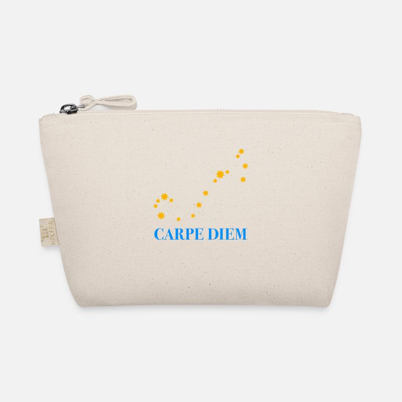 Carpe Diem use the day constellation Scorpio sky Organic Pouch