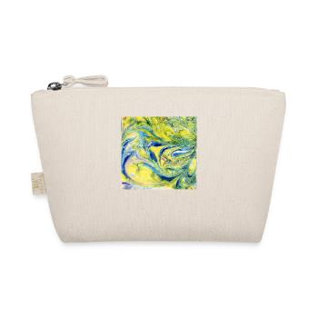 Farbverlauf gelb blau - Bio-Täschchen - Natur - Vorne